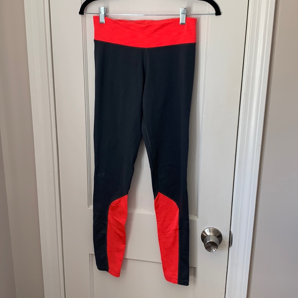 Hot Pink and Grey Under Armour Leggings